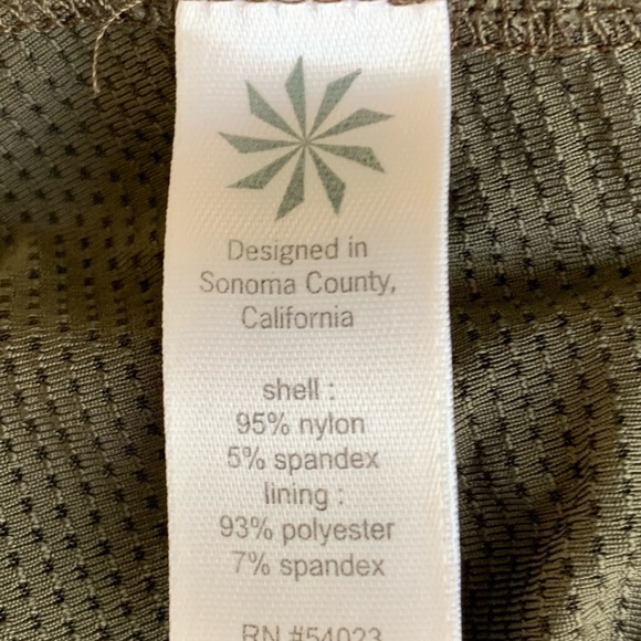 ATHLETA BROWN NYLON/SPANDEX SKORT/SKIRT. WOMEN’S SIZE 8 - Picture 8 of 9